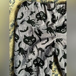 Xl too fast Black spooky cat Halloween leggings goth punk Lucy fur SOLD OUT